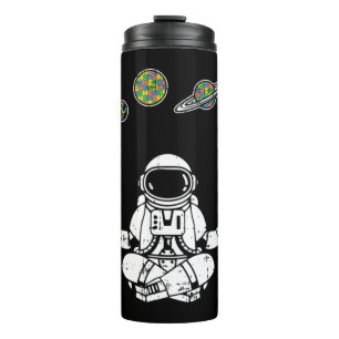 Get this yoga astronaut T-Shirt as a birthday, chr Thermal Tumbler