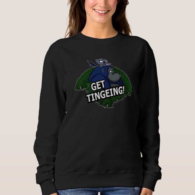 Get Tingeing!  Gorilla And Cat Sweatshirt (Front)