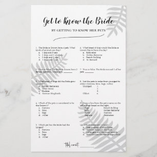 Get to Know the Bride by Getting to Know Her Pets