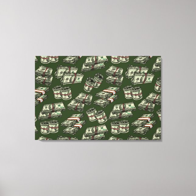 Get To The Money Canvas Print (Front)