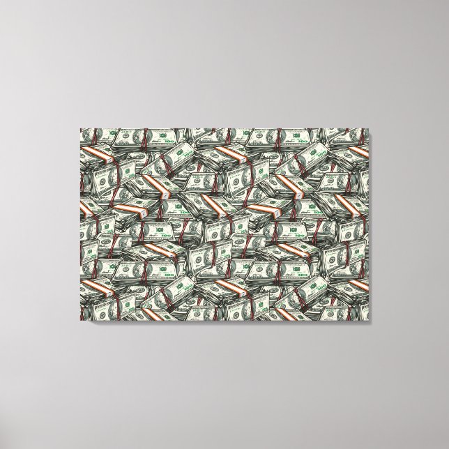Get To The Money Canvas Print (Front)