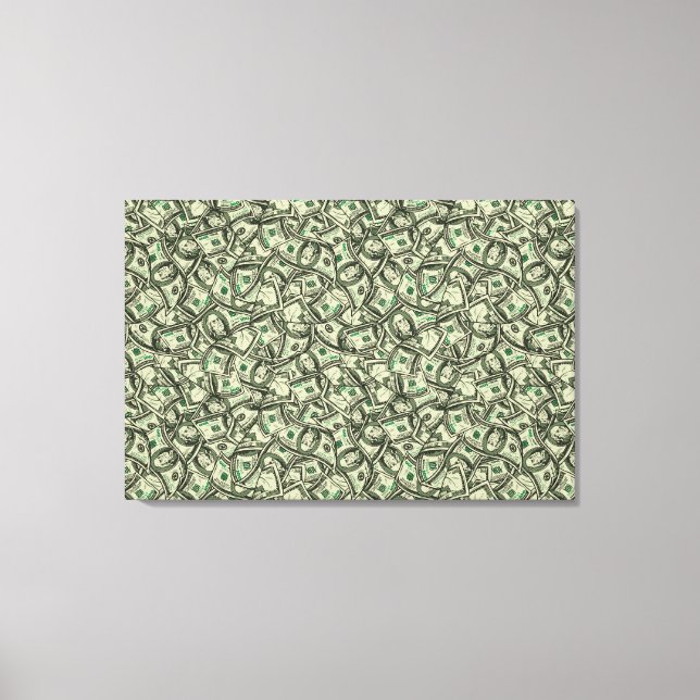 Get To The Money Canvas Print (Front)