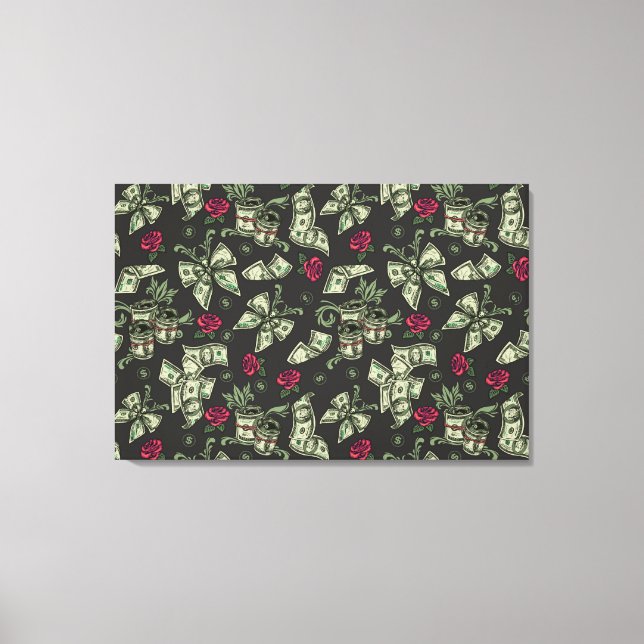 Get To The Money Canvas Print (Front)