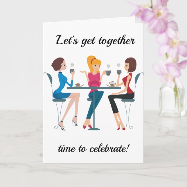 GET TOGETHER TO CELEBRATE YOUR **60th** BIRTHDAY Card (Orchid)