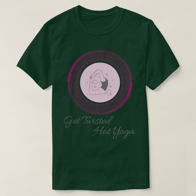 Get Twisted Hot Yoga Hot Yoga s 1 T-Shirt (Design Front)