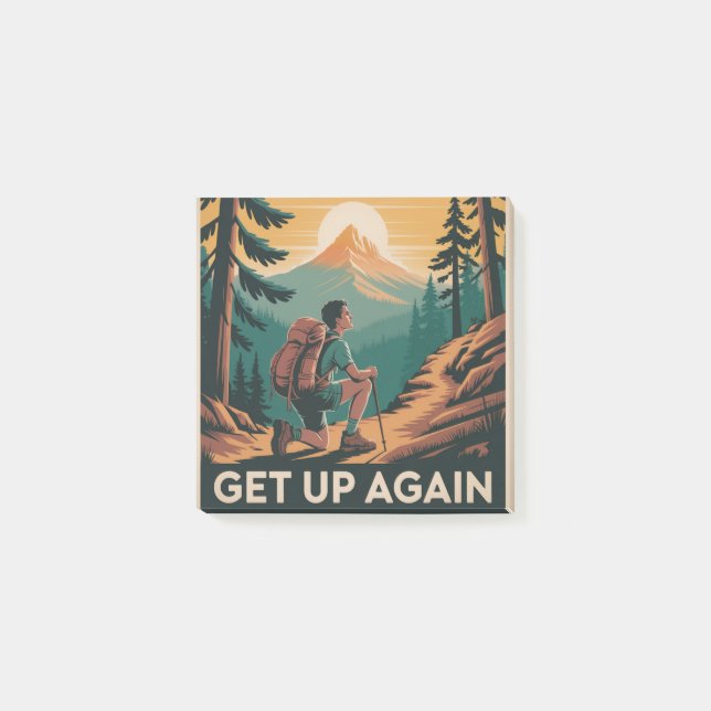 Get Up Again Post-it Notes (Front)