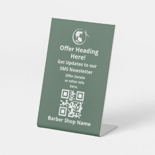 Get Updates QR Code Sign