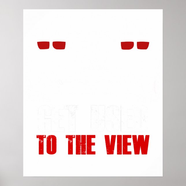 get used to the view poster (Front)