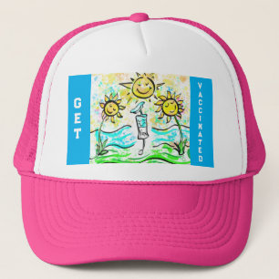GET VACCINATED    TRUCKER HAT