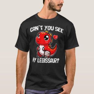 Get Well Broken Leg Dinosaur with Cast My Legissau T-Shirt