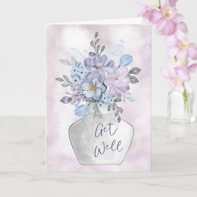 Get Well Card (Orchid)