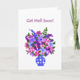 Get Well Card - Flower Power