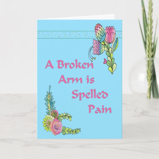 Get Well Card for a Broken Arm (Front)