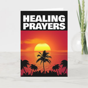 GET WELL CHRISTIAN TROPICAL GREETING CARDS CARD