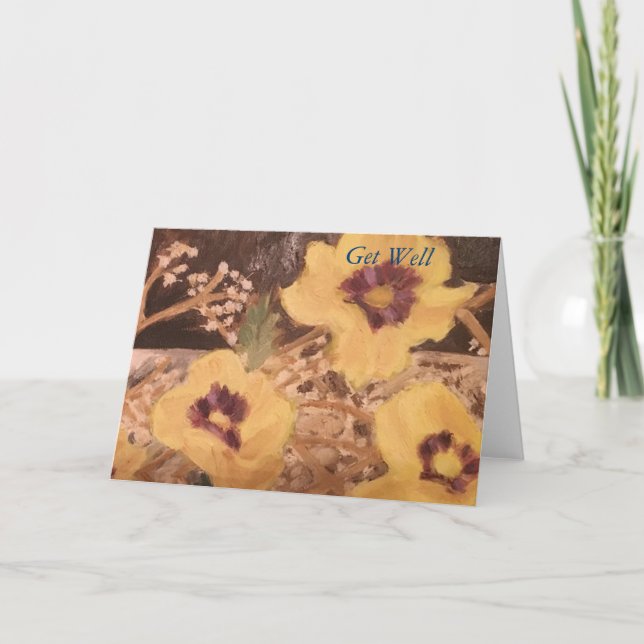 Get Well Greeting Card Still Life (Front)