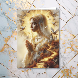 Get Well | Held in Mary's Gentle Care Holiday Card