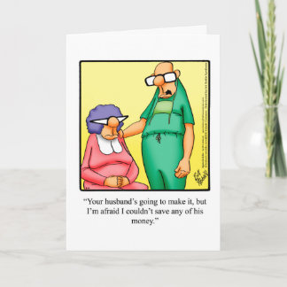 Get Well Humour Card "Spectickles"