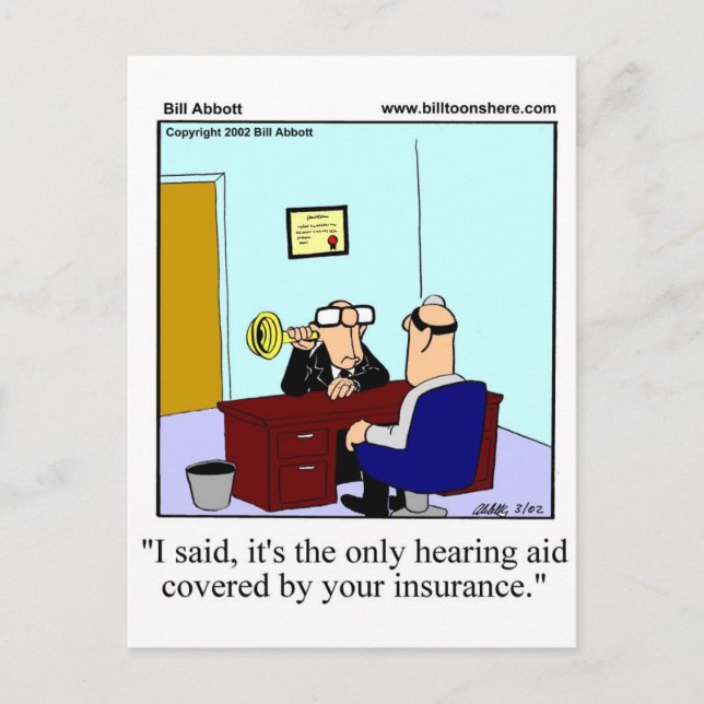 Get Well Humour Postcard (Front)