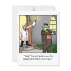 Get Well Humour Postcard "Spectickles'
