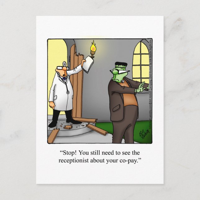 Get Well Humour Postcard "Spectickles' (Front)