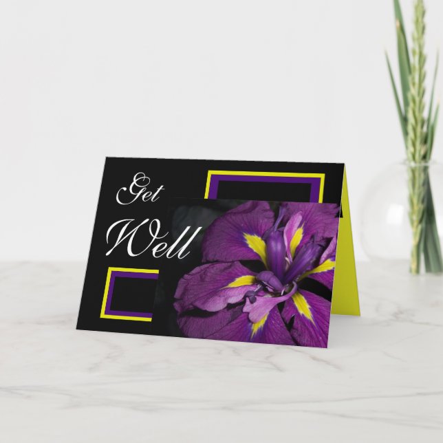 Get Well Iris Card (Front)