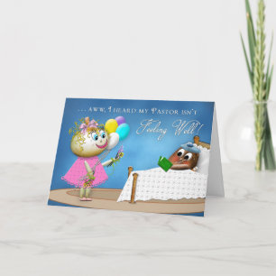 GET WELL PASTOR - POTATO FAMILY CARD