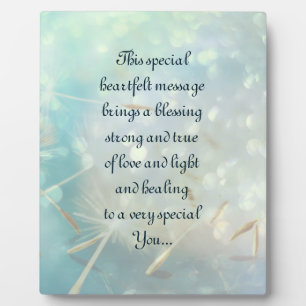 Get Well Poem Plaque