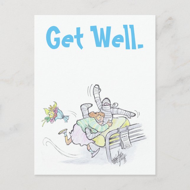 Get well. postcard (Front)