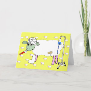 Get Well Sheep Card