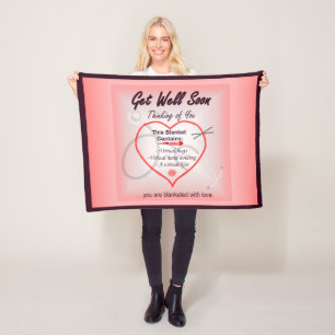 Get Well Soon #1 Fleece Blanket