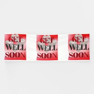 Get Well Soon 4x12 Vinyl Banner