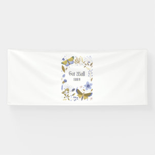 Get Well Soon Blues 4x10 Vinyl Banner