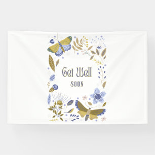 Get Well Soon Blues 4x6 Vinyl Banner