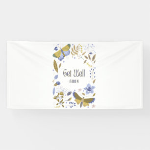 Get Well Soon Blues 4x8 Vinyl Banner