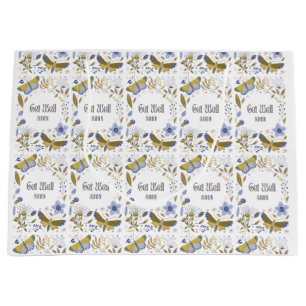 Get Well Soon Blues Large Gift Bag