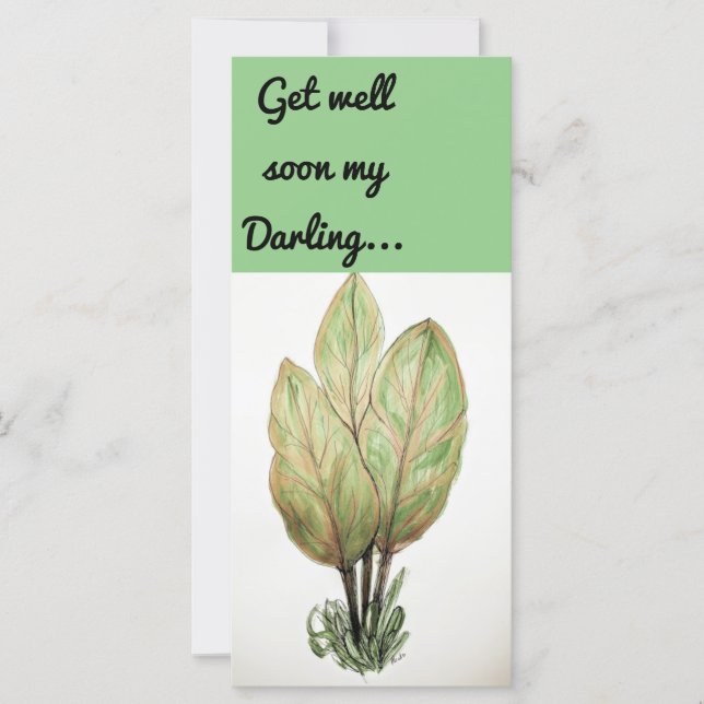 Get well soon card (Front)