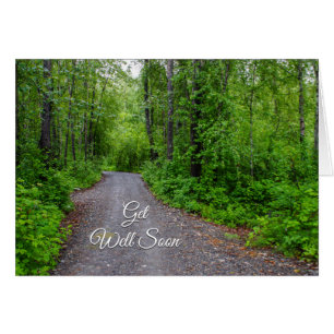 Get Well Soon Card - Green Paradise