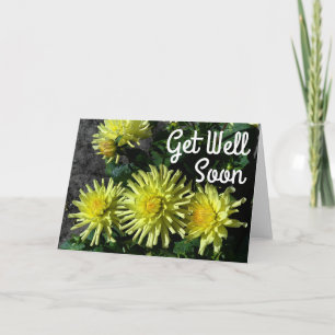 Get Well Soon Dahlia Lakeview Glow #1 Card