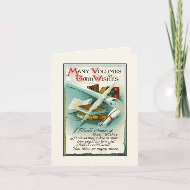 Get Well Soon for Avid Readers - Book Club Members Card (Front)