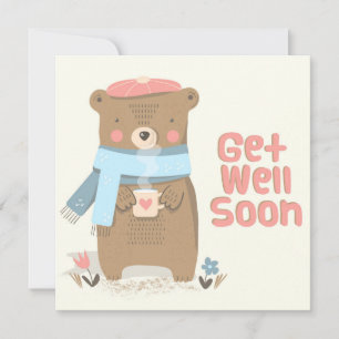 Get Well Soon  Holiday Card