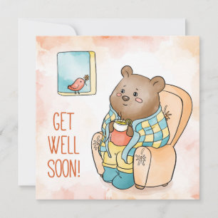 Get Well Soon Holiday Card