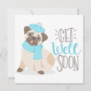 Get Well Soon Holiday Card