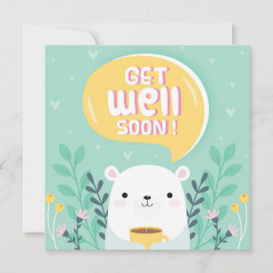 Get Well Soon Holiday Card