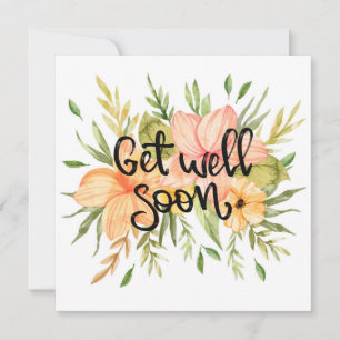 Get Well Soon Holiday Card