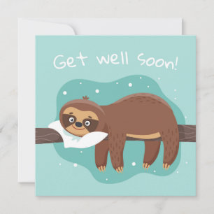 Get Well Soon Holiday Card
