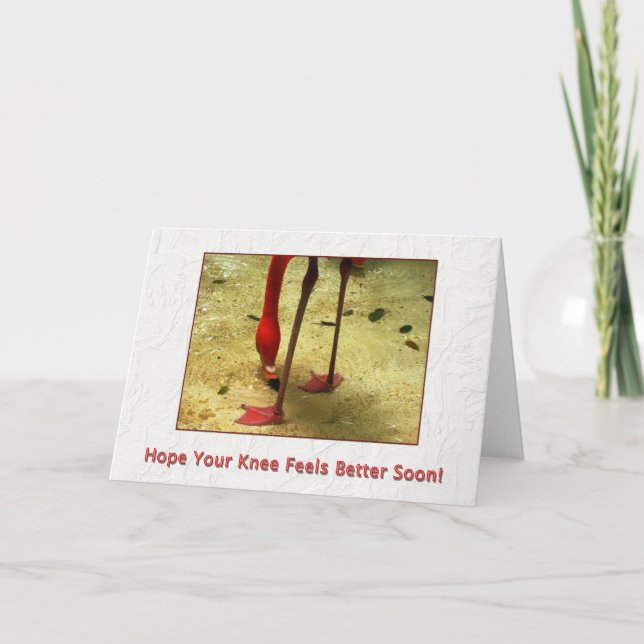 Get Well Soon Knee Surgery Card (Front)