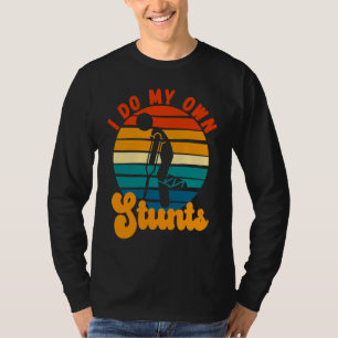 Get Well Soon Leg Injury Broken Knee I Do All My O T-Shirt