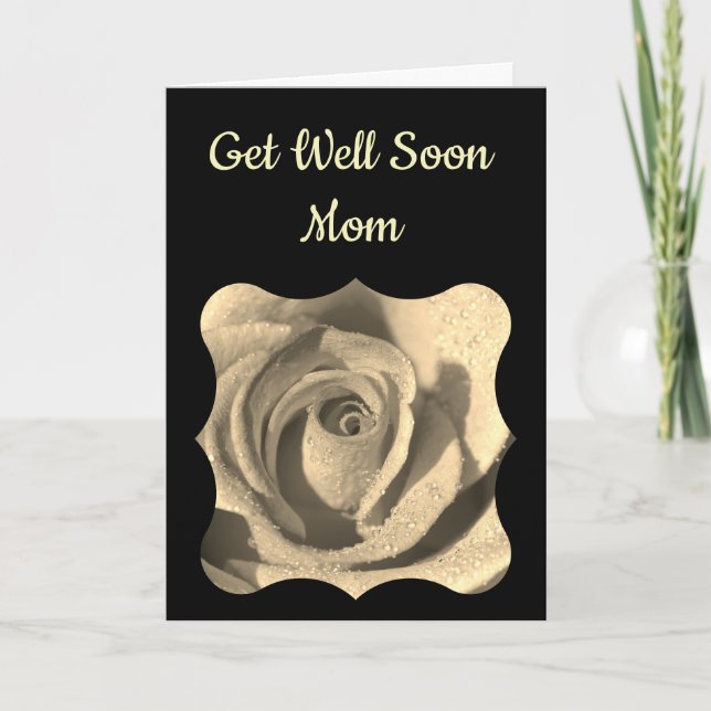 Get well soon Mum Card (Front)