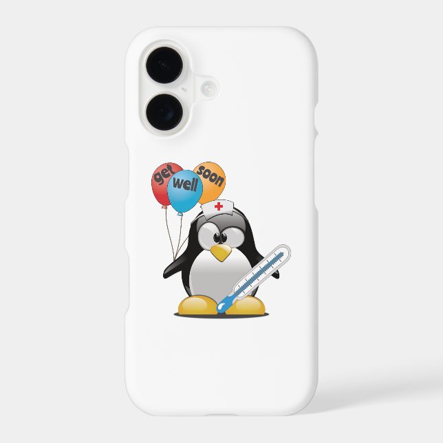 Get well soon. Penguin Nurse. Samsung Galaxy Case (Back)