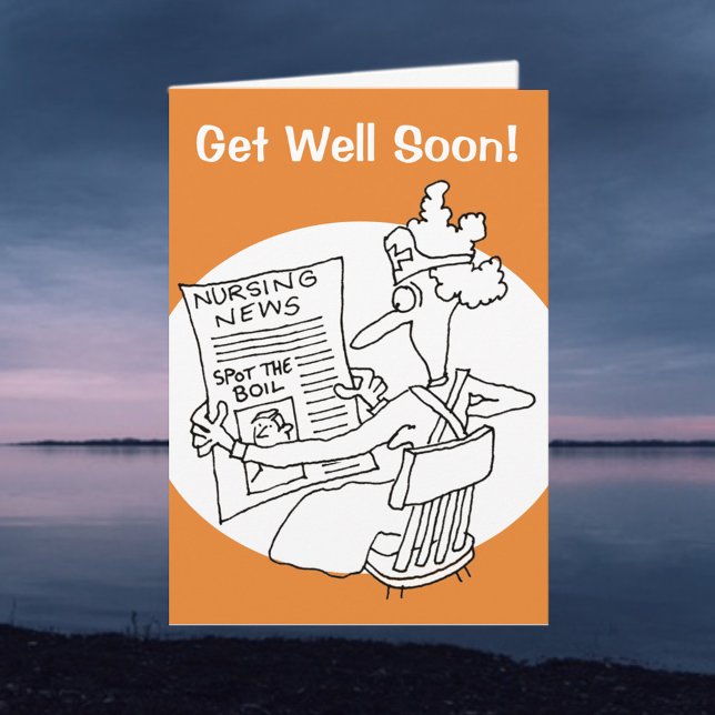 Get Well Soon - Personalize Inside Message Card (Creator Uploaded)